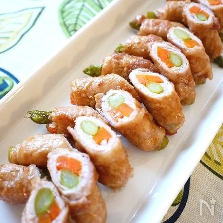 日持ちおかず 人参とアスパラの豚肉巻き 味噌照り焼き By 奥田和美 たっきーママ レシピサイト Nadia ナディア プロの料理家のおいしいレシピ