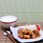 昆布茶とマヨで簡単鶏のから揚げ