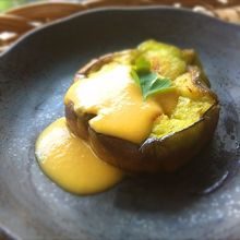赤ナスのステーキ