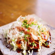 パルミジャーノ・チーズ入り★米粉のお好み焼き