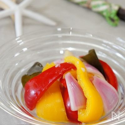 夏野菜の塩糀ピクルス