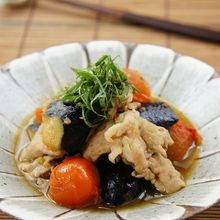 豚肉と茄子・ミニトマトの旨煮