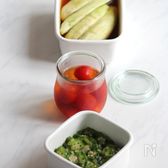 夏野菜のだし漬け