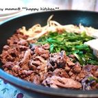 フライパンのままドド～ン!すき焼き風牛肉甘辛煮