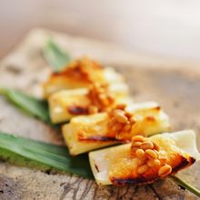 葱パルミジャーノ・チーズ焼き★醤油麦麹かけ