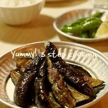 ごはんがすすむ♪揚げないスパイシー揚げ茄子
