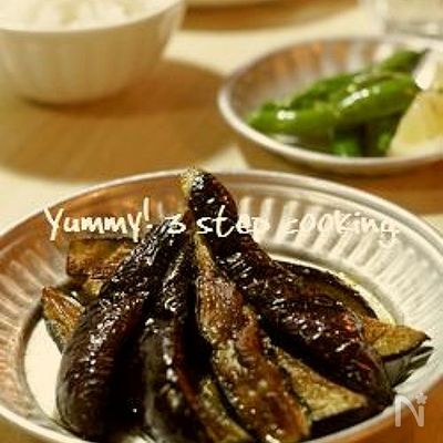 ごはんがすすむ♪揚げないスパイシー揚げ茄子