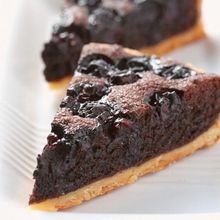 ブルーベリーとチョコのタルト