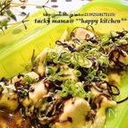 ルクエで♪鶏むね肉とレタスのチーズ塩昆布蒸し