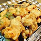 塩唐揚げ風♪鶏むね肉の柔らか揚げ焼き