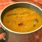 乾物おだしのかぼちゃの豆乳ポタージュ