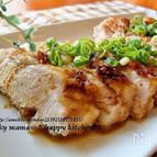しっとり柔らか♪鶏むね肉の胡麻だれ漬け焼き