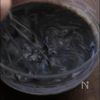 ハロウィンにも♪【黒ごまソイラテ】の工程2
