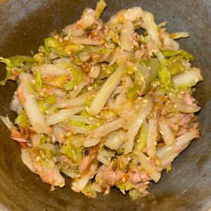 たかろの作ってみた!投稿(『白菜とツナのおかかポン酢あえ』無限に食べられる♪)