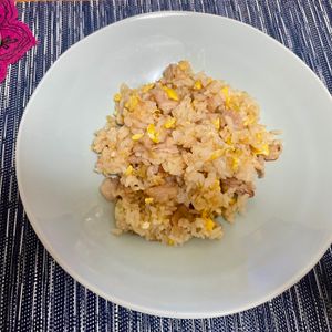 usaの作ってみた!投稿(【ねぎ塩豚カルビ炒飯】食材3つ☆男子が喜ぶ!)