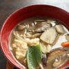 生姜入りで温まる♪きのこたっぷりけんちん汁