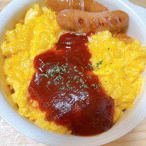うさぎの作ってみた!投稿(【ふわとろオムライス】定番の味♡)