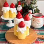 材料3つ！簡単クリスマスキャンドルケーキ