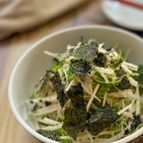 酸っぱさが病みつき！
さっぱり美味しい
大根×水菜サラダ