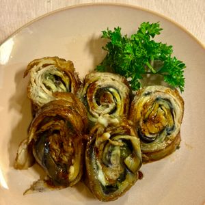 すみの作ってみた!投稿(【生焼け回避!絶品♡︎豚バラの茄子チーズロール】簡単/時短)