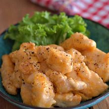 鶏むね肉で鶏マヨ