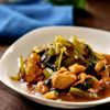簡単時短♪小松菜と鶏肉のレンチンカレー