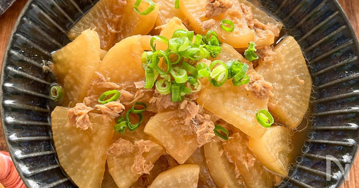 【レンジで簡単♪味しみツナ大根】