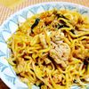 ヴェルの作ってみた!投稿(【豚キムチ焼きそば】包丁不要の5分調理)