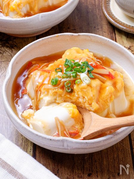 天津飯風あんかけ冷奴