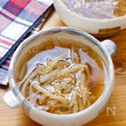 冷凍もやしの中華スープ