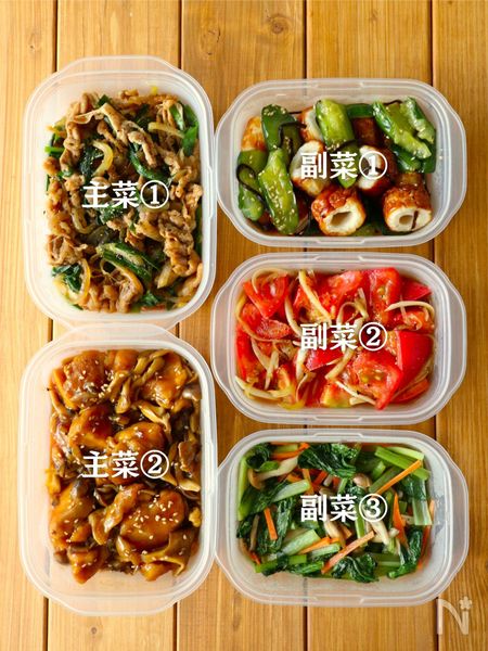 【作り置きパターン1】ヘルシー＆コスパ最高♪鶏むねときのこの甘酢あん。ご飯のすすむうまだれ炒めも！