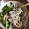 辛旨!【チンゲン菜とちくわのナムル】今日のおつまみの工程3