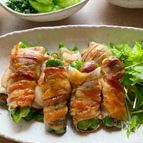 ピーマンの椎茸詰め！うま味肉巻き