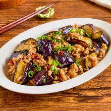 ごはんにのせたい!【なすと豚ひき肉の甘辛味噌炒め】
