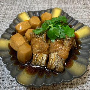 楽ラク手抜キッチン🐶🐾の作ってみた!投稿(鯛と根菜の煮付け)