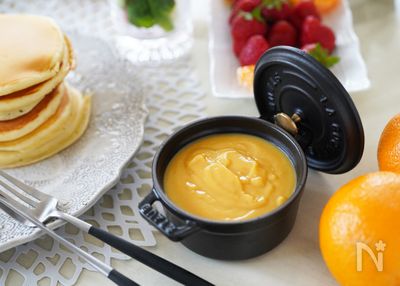 パンケーキ クラッカーやチーズ お菓子に 濃厚オレンジカード By Mari 奥山 まり レシピサイト Nadia ナディア プロの料理家のおいしいレシピ