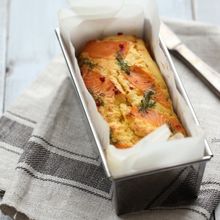 ポテトとサーモンのケークサレ