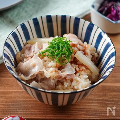 豚バラ大根ごはん