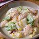 【鶏むね肉と白菜の塩麹クリーム煮】シンプルな味付け♪