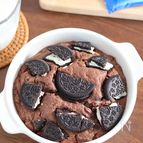 『ざくふわ濃厚なオレオクッキーパイ🍪』混ぜて焼くだけ！