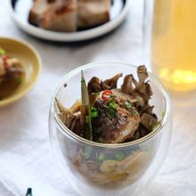 レンジで簡単！鯖缶で作る和風アヒージョ