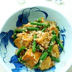 厚揚げの鶏そぼろ煮