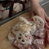【たまらない！】鶏肉とれんこんの海苔塩チーズの工程1