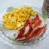 久しぶりにカニカマ素麺炒めの工程2