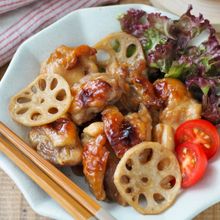副菜も同時に！【シャキ旨れんこんと香ばし照り焼きチキン】