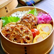 こねない時短！豚薄切り肉でれんこん挟み焼き