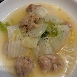 ミントミントの作ってみた!投稿(【白菜と鶏肉の旨塩煮】食材2つで簡単！節約ヘルシーおかず♡)