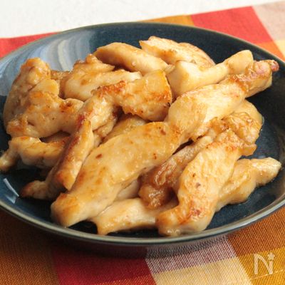 【鶏ムネ肉のスティックたれ塩焼き】節約作り置きおかず♪