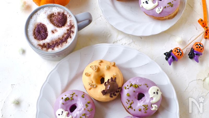 発酵なしでもふわふわっ！ハロウィン・ドーナツ | レシピサイトNadia