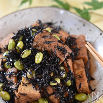 厚揚げ豆腐とひじきの煮物【作り置き】